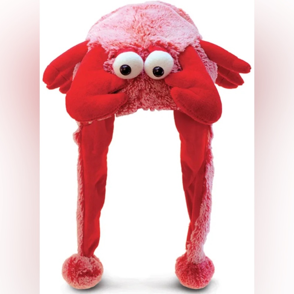 Plush Lobster Hat Set of 2